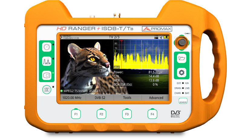 HD Ranger+ ISDB-T數(shù)字電視場強(qiáng)儀